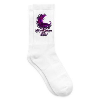 Read Dark Romance Cry Repeat Gothic Shirt - Tennissocken - Weiß - Rechts