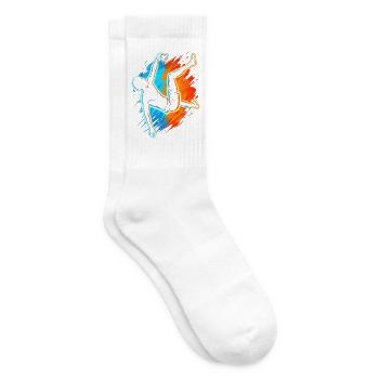 Klettern Berge Kletterer Bouldern Kinder Herren - Tennissocken - Weiß - Rechts