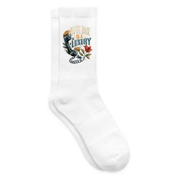 Offline ist ein Luxus - Tennissocken - Weiß - Rechts