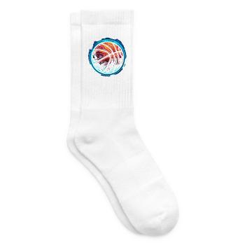 Basketball Ball Steamwave - Tennissocken - Weiß - Rechts