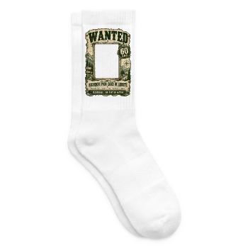 Wanted 60 Years – Geburtstagshumor und Freiheit - Tennissocken - Weiß - Rechts