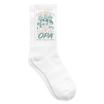 So sieht ein cooler Opa aus - Tennissocken - Weiß - Rechts