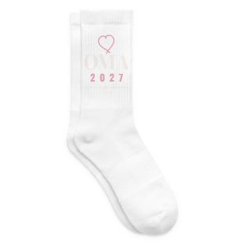 Oma 2027 - Tennissocken - Weiß - Rechts
