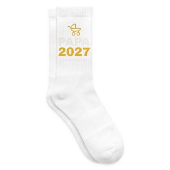 Papa 2027 - Tennissocken - Weiß - Rechts