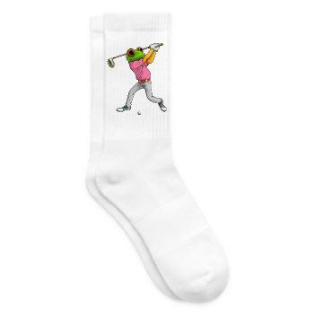Golf Frosch - Tennissocken - Weiß - Rechts