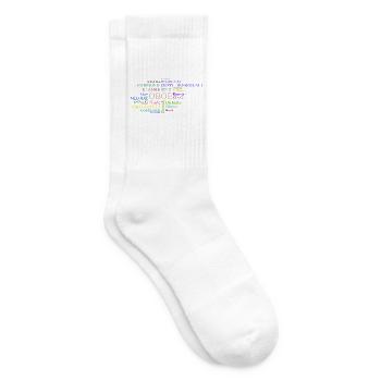 Oboe Wortwolke Klassik Orchester Oboist Oboistin - Tennissocken - Weiß - Rechts