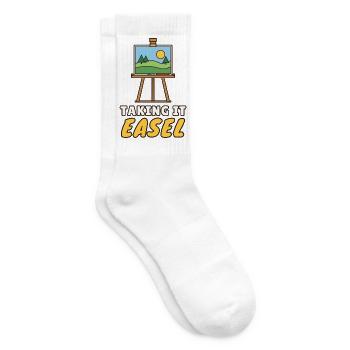 Staffelei nehmen - Tennissocken - Weiß - Rechts