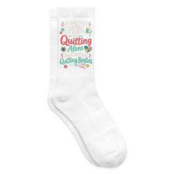 Quilt-Besties Nähen - Tennissocken - Weiß - Rechts