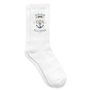 Der coole Opa von dem alle reden - Tennissocken - Weiß - Rechts