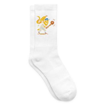 Baseball Banana - Tennissocken - Weiß - Rechts