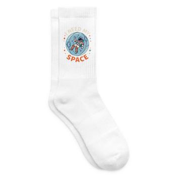 I Need My Space – Astronaut Blase - Tennissocken - Weiß - Rechts