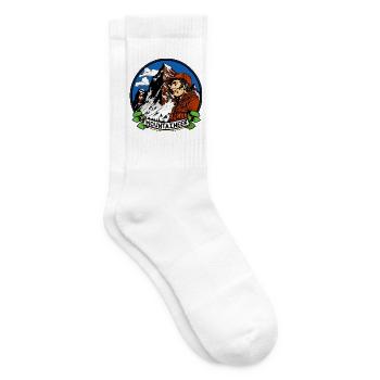 Bergsteiger Alpinisten Bergführer - Tennissocken - Weiß - Rechts