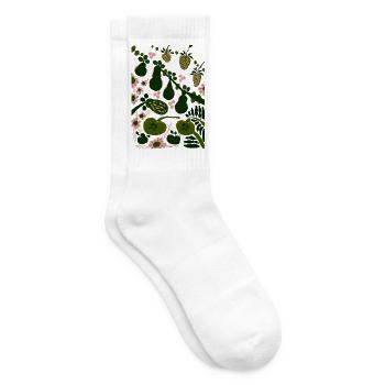 GRÜNES GEMÜSE - Tennissocken - Weiß - Rechts