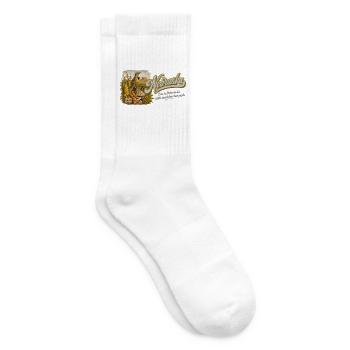 Nebraska Retro Vintage Cornhusker Good Life Design - Tennissocken - Weiß - Rechts
