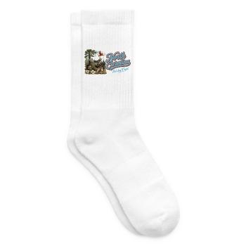North Carolina Retro Vintage Tar Heel State Design - Tennissocken - Weiß - Rechts