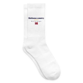 Scheißhaus-Land 5 Sterne - Tennissocken - Weiß - Rechts