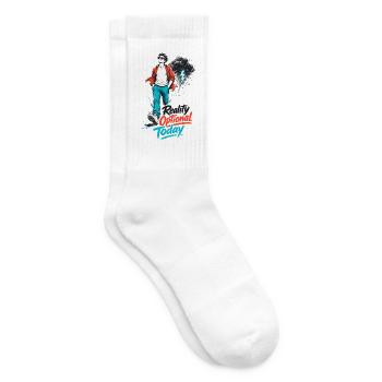 Reality Optional Today Skizze - Tennissocken - Weiß - Rechts
