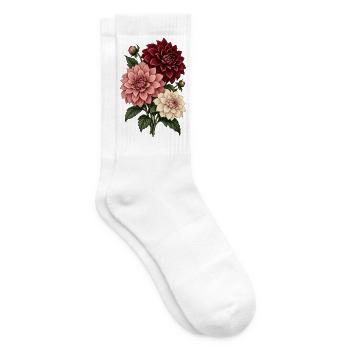 Garten Shirt mit Gemüseernte und Spruch Selbst gez - Tennissocken - Weiß - Rechts