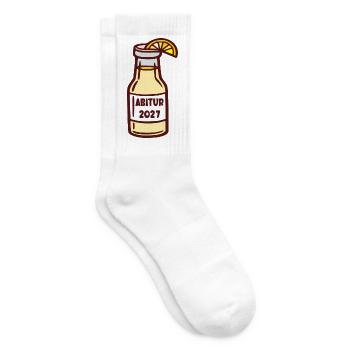 Abschlussparty Abitur 2027 - Tennissocken - Weiß - Rechts