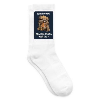Schichtdemenz Lager – Welches Regal war das? - Tennissocken - Weiß - Rechts