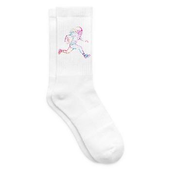 American Football Frau - Tennissocken - Weiß - Rechts