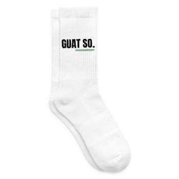 Guat so, wia i bin - Tennissocken - Weiß - Rechts