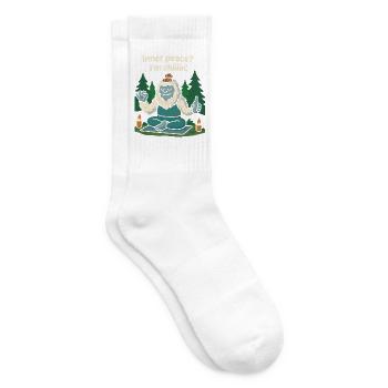 Inner peace- I’m chillin’ - Tennissocken - Weiß - Rechts