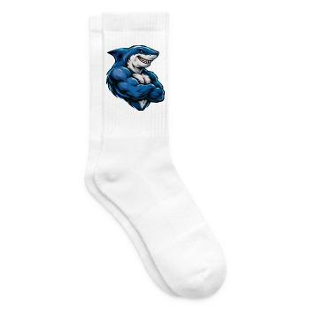 Hai Comic Muskeln - Tennissocken - Weiß - Rechts