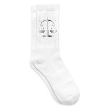Waage - Tennissocken - Weiß - Rechts