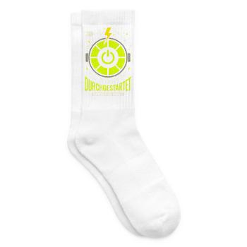 Voll Geladen Und Durchgestartet Elektroniker - Tennissocken - Weiß - Rechts
