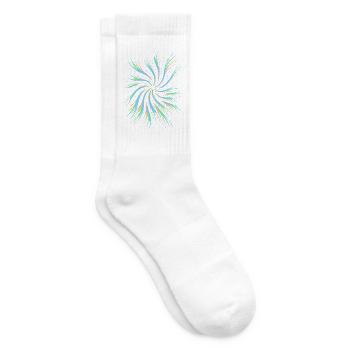 Unendlicher Fluss - Tennissocken - Weiß - Rechts