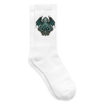 Eldritch Tentakelidol - Tennissocken - Weiß - Rechts