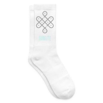 Namasté Yoga lovers - Tennissocken - Weiß - Rechts