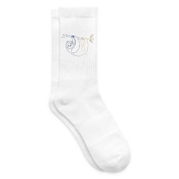 Faultier - Tennissocken - Weiß - Rechts
