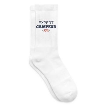 Camping-Humor-Camper-Experte - Tennissocken - Weiß - Rechts