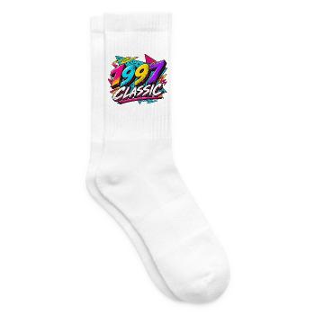 1997 Classic Neon Retro - Tennissocken - Weiß - Rechts
