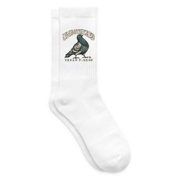 Unbothered Urban Pigeon Lustige Stadttaube - Tennissocken - Weiß - Rechts
