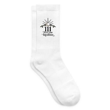 111 Trust Your Intuition - Tennissocken - Weiß - Rechts