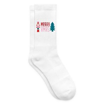Merry Xmas Nussknacker - Tennissocken - Weiß - Rechts