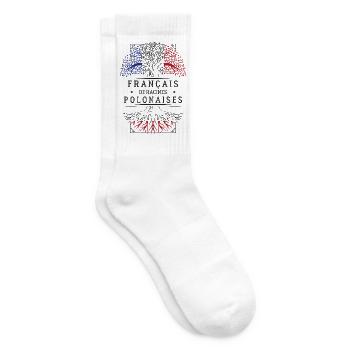French Polish Roots T-Shirt Geschenk H... - Tennissocken - Weiß - Rechts