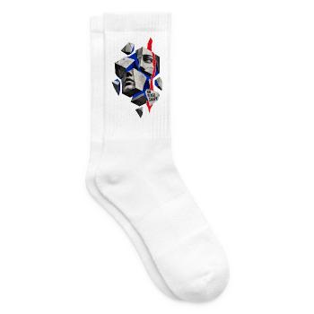 Kubische Collage: Keine feste Form - Tennissocken - Weiß - Rechts