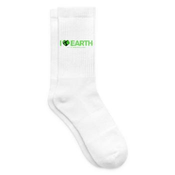 I Love Earth It's Complicated Umwelt Spruch - Tennissocken - Weiß - Rechts