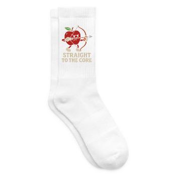 Straight to the core - Tennissocken - Weiß - Rechts