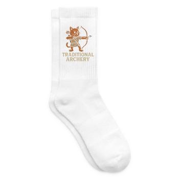 Traditional Archery - Tennissocken - Weiß - Rechts
