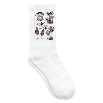 Champignons - Tennissocken - Weiß - Rechts