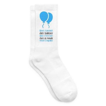 Wir sind Ballons - Tennissocken - Weiß - Rechts