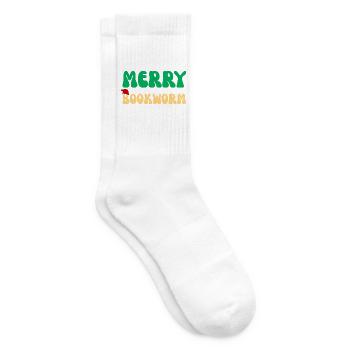 Lese-Tote-Tasse Ästhetisches Buch-Nerd-Geschenk - Tennissocken - Weiß - Rechts