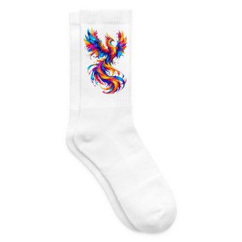 Chromatischer Phönix - Tennissocken - Weiß - Rechts