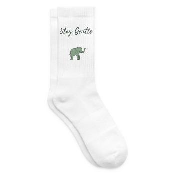 Elefant Sanftheit Design - Tennissocken - Weiß - Rechts