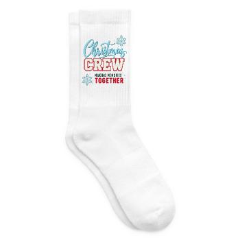Christmas Crew – Gemeinsame Weihnachtserinnerungen - Tennissocken - Weiß - Rechts